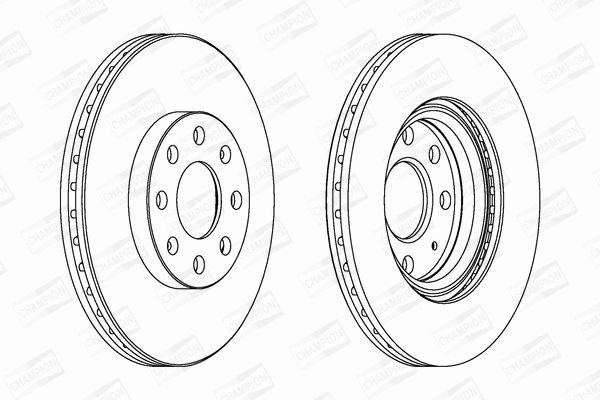 Диск тормозной ABARTH GRANDE, FIAT GRANDE, CHAMPION (562304CH) Диск тормозной ABARTH GRANDE, FIAT GRANDE, CHAMPION (562304CH)
