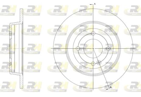 Диск гальмівний HYUNDAI i20, KIA RIO, ROAD HOUSE (6157000) Диск гальмівний HYUNDAI i20, KIA RIO, ROAD HOUSE (6157000)