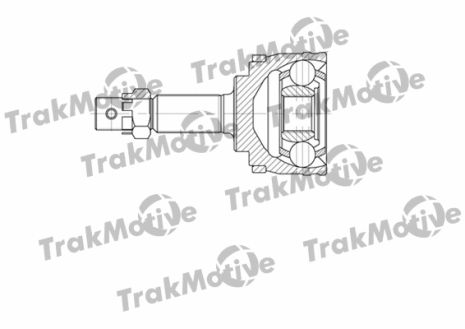 ШРУС в сборе, комплект HYUNDAI LANTRA, TRAKMOTIVE (400632)