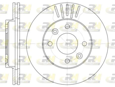 Диск тормозной NISSAN KUBISTAR, RENAULT KANGOO, ROAD HOUSE (608010) Диск тормозной NISSAN KUBISTAR, RENAULT KANGOO, ROAD HOUSE (608010)