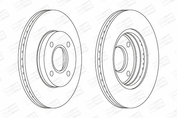 Диск тормозной FORD AUSTRALIA, MAZDA 2, CHAMPION (562078CH) Диск тормозной FORD AUSTRALIA, MAZDA 2, CHAMPION (562078CH)