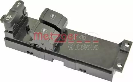 Кнопка стеклоподъемника, SKODA 1J3959857A, SKODA FABIA, METZGER (0916380)