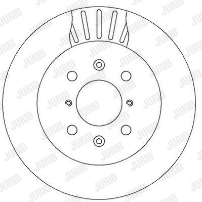 Диск тормозной SUBARU JUSTY, SUZUKI WAGON, JURID (562308JC) Диск тормозной SUBARU JUSTY, SUZUKI WAGON, JURID (562308JC)