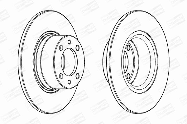 Диск тормозной MERCEDES-BENZ A-CLASS, CHAMPION (562049CH) Диск тормозной MERCEDES-BENZ A-CLASS, CHAMPION (562049CH)