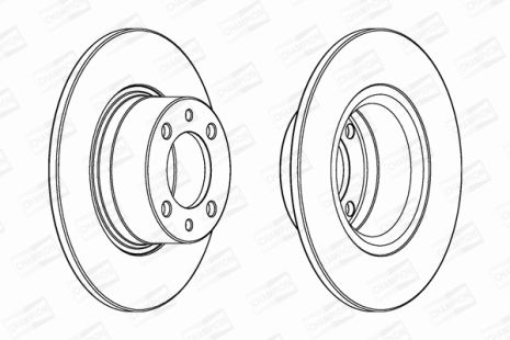 Диск тормозной MERCEDES-BENZ A-CLASS, CHAMPION (562049CH)