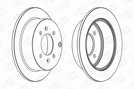 Диск гальмівний KIA MAGENTIS, HYUNDAI SONATA, CHAMPION (563042CH) Диск гальмівний KIA MAGENTIS, HYUNDAI SONATA, CHAMPION (563042CH)