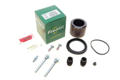 Ремкомплект переднього гальмівного супорта Jeep Cherokee/Wrangler 06- (d=66mm) (+ поршень/направляюча), FRENKI Ремкомплект переднього гальмівного супорта Jeep Cherokee/Wrangler 06- (d=66mm) (+ поршень/направляюча), FRENKI