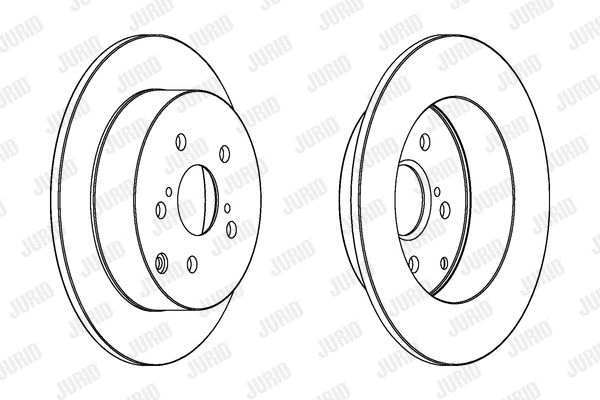 Диск гальмівний TOYOTA COROLLA, JURID (562415JC) Диск гальмівний TOYOTA COROLLA, JURID (562415JC)