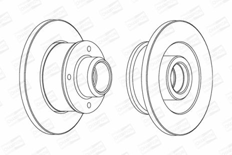 Диск тормозной SEAT TOLEDO, VW POLO, CHAMPION (561460CH1)