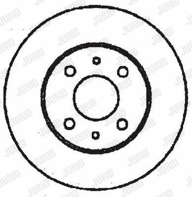 Диск тормозной CHRYSLER DELTA, LANCIA DELTA, JURID (561329JC)