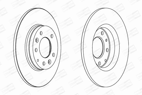 Диск тормозной MAZDA 6, CHAMPION (562416CH) Диск тормозной MAZDA 6, CHAMPION (562416CH)