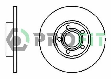 Диск тормозной PROFIT (50100324) Диск тормозной PROFIT (50100324)