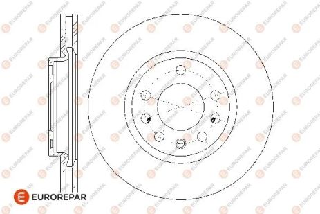 Диск тормозной VAUXHALL CORSA, OPEL CORSA, EUROREPAR (1676009680) Диск тормозной VAUXHALL CORSA, OPEL CORSA, EUROREPAR (1676009680)