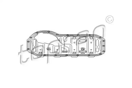 Перегородка, SKODA VW, SKODA 037115220, HANS PRIES TOPRAN (100714) Перегородка, SKODA VW, SKODA 037115220, HANS PRIES TOPRAN (100714)