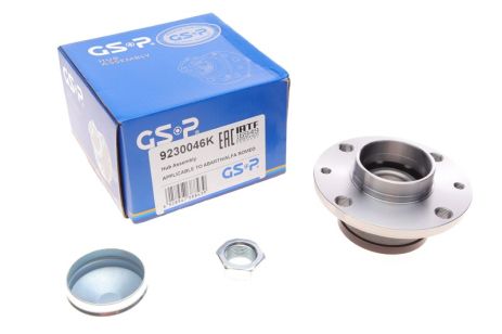 Комплект подшипника ступицы колеса, CHRYSLER DELTA, FORD KA, GSP (9230046K)