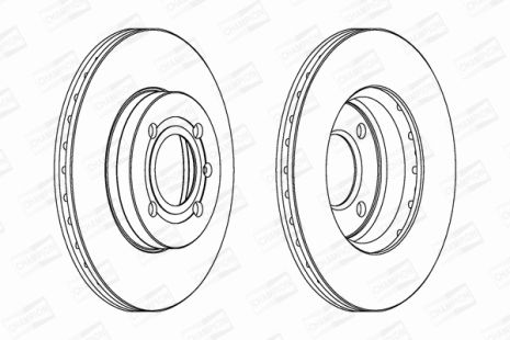 Диск тормозной VW (SVW), SEAT CORDOBA, CHAMPION (561448CH)
