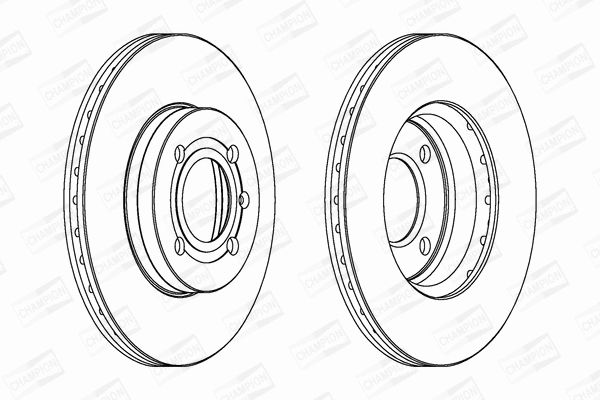 Диск тормозной VW (SVW), SEAT CORDOBA, CHAMPION (561448CH) Диск тормозной VW (SVW), SEAT CORDOBA, CHAMPION (561448CH)