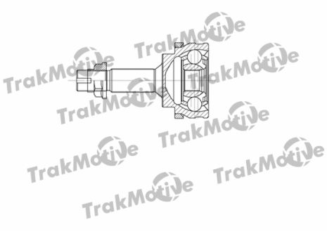 ШРКШ у зборі, комплект TOYOTA YARIS, TRAKMOTIVE (400609) ШРКШ у зборі, комплект TOYOTA YARIS, TRAKMOTIVE (400609)