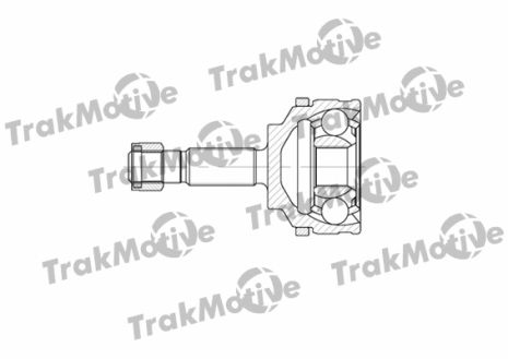 ШРУС в сборе, комплект NISSAN KUBISTAR, RENAULT KANGOO, TRAKMOTIVE (400599)