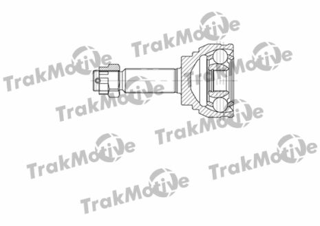 ШРУС в сборе, комплект HYUNDAI ACCENT, TRAKMOTIVE (400682)