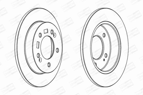 Диск тормозной KIA VENGA, HYUNDAI ix20, CHAMPION (563033CH) Диск тормозной KIA VENGA, HYUNDAI ix20, CHAMPION (563033CH)