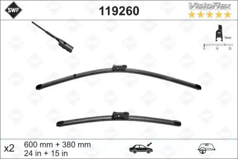 Щетка стеклоочистителя 119260 SKODA SEAT