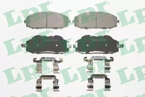 Тормозные колодки для дисков (f, с датчиком), NISSAN PATROL, LPR (05P845)