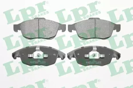 Колодка тормозов. диск. citroen C4 передн. (пр-во), CITROEN C4, PEUGEOT 425413, LPR (05P1351)