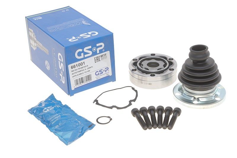 Шарнирный комплект, приводной вал, VW CALIFORNIA, GSP (661001) Шарнирный комплект, приводной вал, VW CALIFORNIA, GSP (661001)