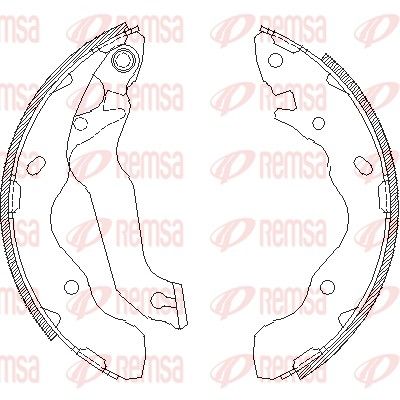 Комплект тормозных колодок 414100 JAC HYUNDAI