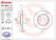 Диск тормозной CITROËN XSARA, PEUGEOT 206, BREMBO (08960614)