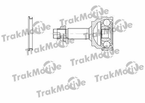 ШРКШ у зборі, комплект TOYOTA YARIS, TRAKMOTIVE (400654) ШРКШ у зборі, комплект TOYOTA YARIS, TRAKMOTIVE (400654)
