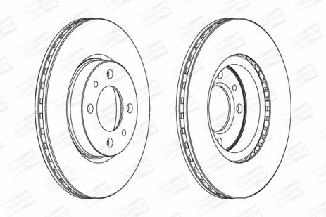 Диск тормозной FIAT (NANJING), ALFA ROMEO, CHAMPION (561861CH) Диск тормозной FIAT (NANJING), ALFA ROMEO, CHAMPION (561861CH)