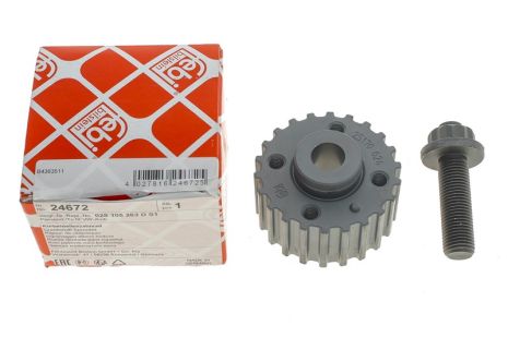 Шестерня к/вала+болт VW Golf,Vento,Passat,Audi 80,A4,A6,T4, FEBI BILSTEIN (24672)