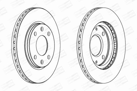 Диск тормозной LIFAN 520, MAPLE (SMA), CHAMPION (561409CH)