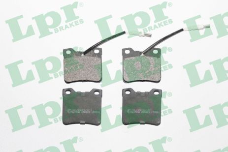 Тормозные колодки для дисков (r, s), PEUGEOT 406, LPR (05P623)
