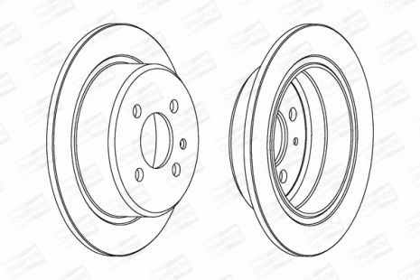 Диск тормозной ALPINA RLE, BMW 3, CHAMPION (561132CH)