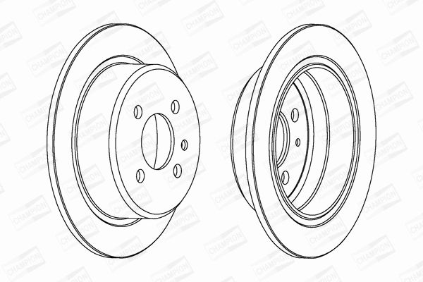 Диск тормозной ALPINA RLE, BMW 3, CHAMPION (561132CH) Диск тормозной ALPINA RLE, BMW 3, CHAMPION (561132CH)
