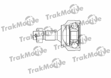 ШРУС в сборе, комплект CITROËN C4, PEUGEOT 307, TRAKMOTIVE (400559)