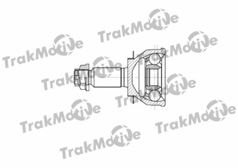 ШРУС в сборе, комплект SUBARU OUTBACK, TRAKMOTIVE (400700)