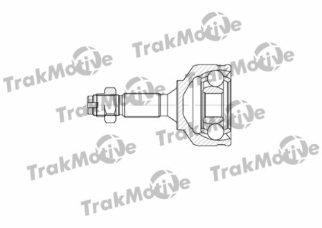 ШРУС в сборе, комплект PEUGEOT 207, CITROËN C3, TRAKMOTIVE (400564)