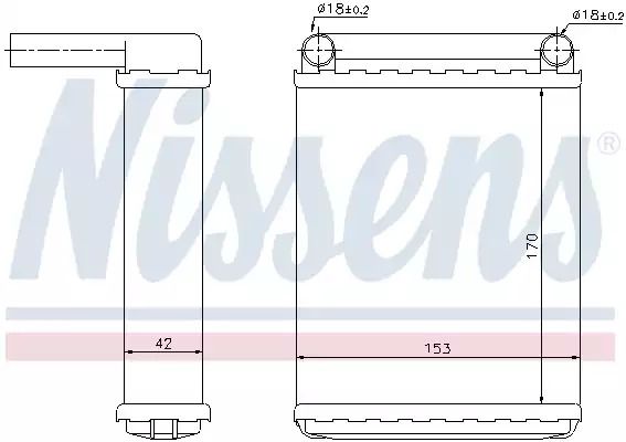 Теплообменник, отопление салона 72038 MERCEDESBENZ Теплообменник, отопление салона 72038 MERCEDESBENZ