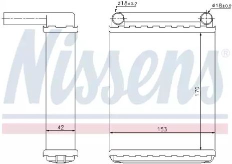 Теплообменник, отопление салона 72038 MERCEDESBENZ Теплообменник, отопление салона 72038 MERCEDESBENZ