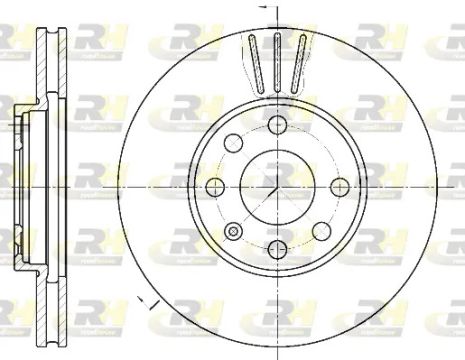 Диск тормозной VAUXHALL ASTRAVAN, OPEL ASTRA, ROAD HOUSE (657210) Диск тормозной VAUXHALL ASTRAVAN, OPEL ASTRA, ROAD HOUSE (657210)