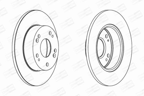 Диск тормозной HONDA ACCORD, CHAMPION (562542CH) Диск тормозной HONDA ACCORD, CHAMPION (562542CH)