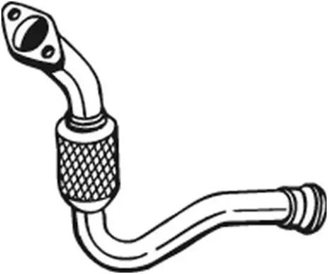 Труба приймальна (гофра) RENAULT Clio 98-03 Труба приймальна (гофра) RENAULT Clio 98-03