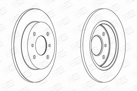 Диск гальмівний NISSAN PRIMERA, CHAMPION (562032CH) Диск гальмівний NISSAN PRIMERA, CHAMPION (562032CH)