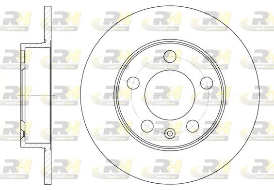 Диск тормозной ZHONGHUA (BRILLIANCE), SEAT IBIZA, ROAD HOUSE (654700) Диск тормозной ZHONGHUA (BRILLIANCE), SEAT IBIZA, ROAD HOUSE (654700)