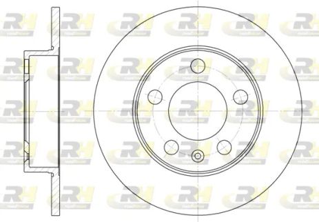 Диск тормозной ZHONGHUA (BRILLIANCE), SEAT IBIZA, ROAD HOUSE (654700) Диск тормозной ZHONGHUA (BRILLIANCE), SEAT IBIZA, ROAD HOUSE (654700)