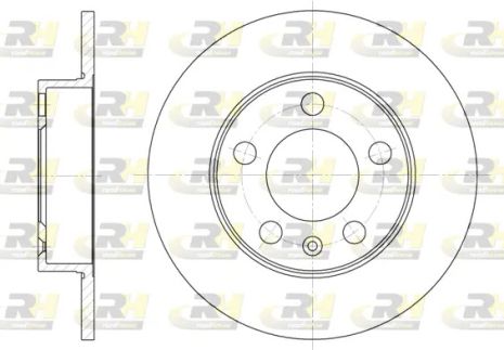 Диск тормозной ZHONGHUA (BRILLIANCE), SEAT IBIZA, ROAD HOUSE (654700) Диск тормозной ZHONGHUA (BRILLIANCE), SEAT IBIZA, ROAD HOUSE (654700)